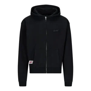Basic Black NOFS Zipper Hoodie