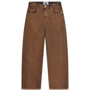 Brown NOFS Washed Denim