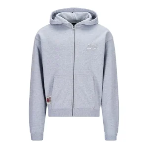 Basic NOFS Zipper Hoodie Grey