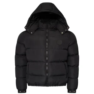 Black Nofs on Black Puffa Jacket