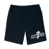 Noneofus x Trapstar Classic Black Shorts