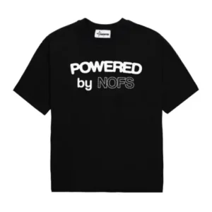 NOFS Powered Black Graphic T-Shirt