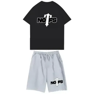 Nofs x Trapstar Two-Tone Summer Set (Black/Gray)