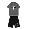 Nofs x Trapstar Summer Suit – Dark Gray & Black