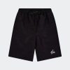 Nofs Black Windbreaker Shorts