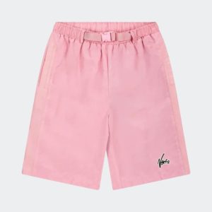 Nofs Pink Windbreaker Shorts
