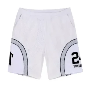 Noneofus x Trapstar White Street NFL Shorts