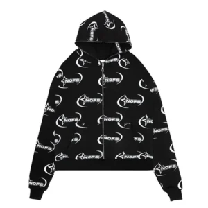NOFS Zip Hoodie All-Over Blackout